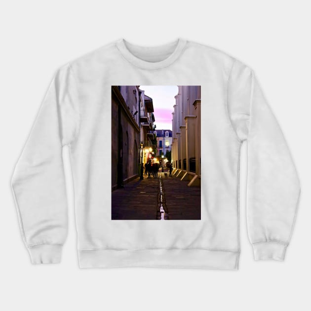 A Stroll Down Pirate Alley Crewneck Sweatshirt by somekindofguru